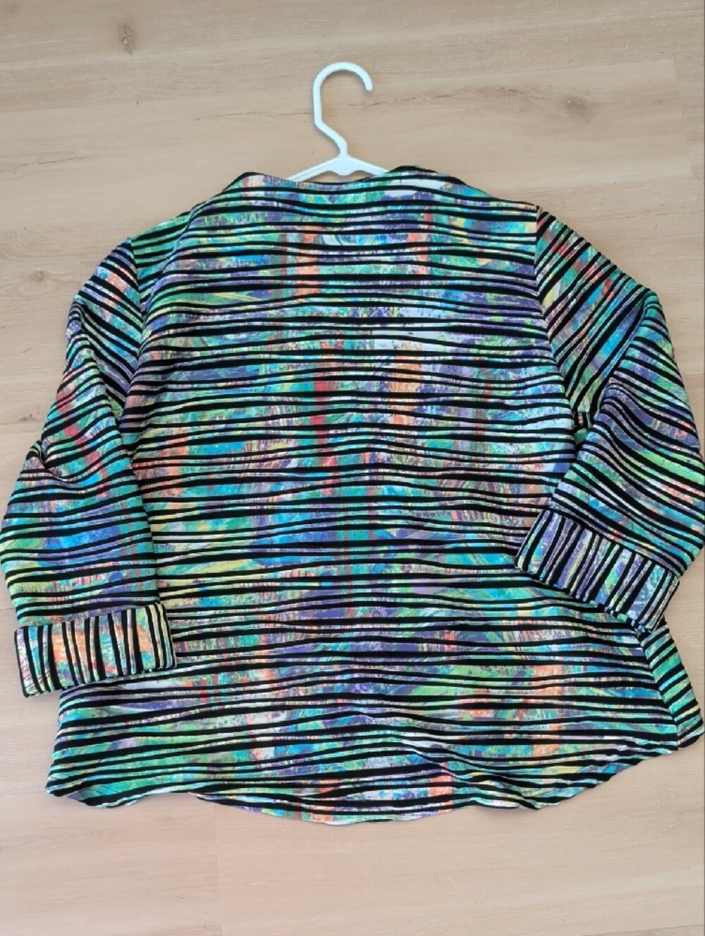 Multiples Multicolor Striped Button-Front Tunic - Picture 5 of 6